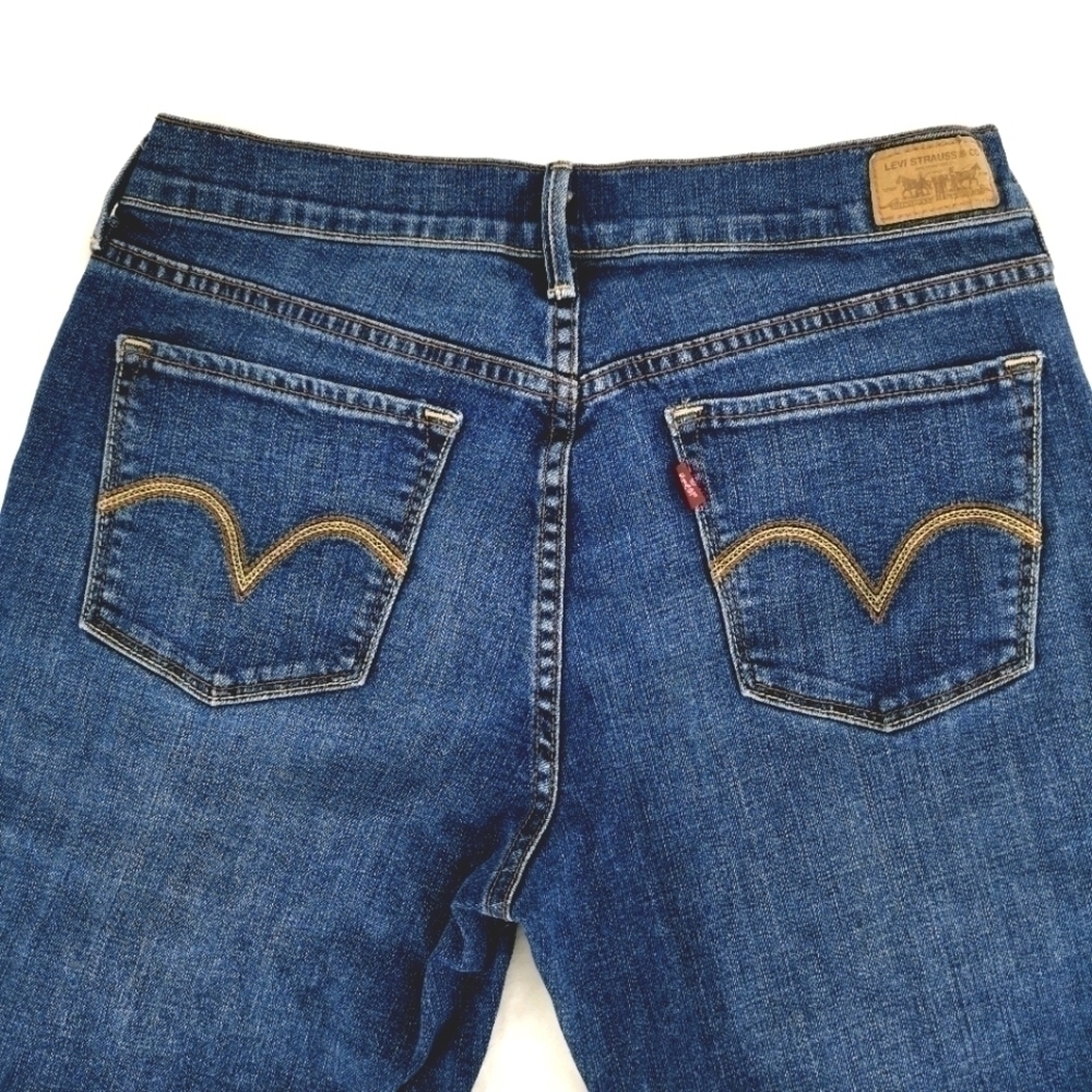 Levi's 515 Women's 6 Blue Capris Red Tag Jeans - Picture 13 of 16